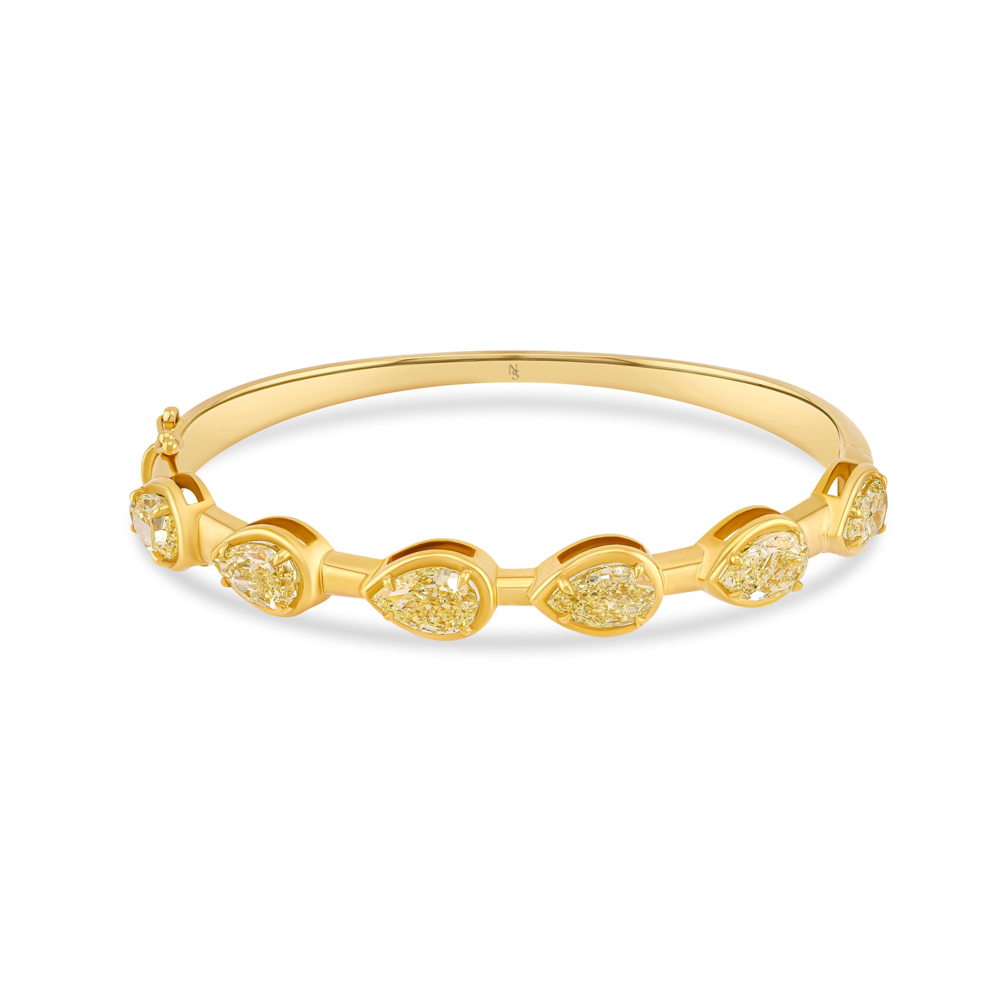 Pear Diamond Bangle