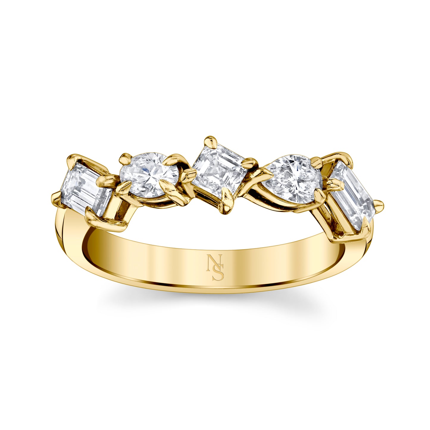 Five Mixed Shape Diamond Ring
