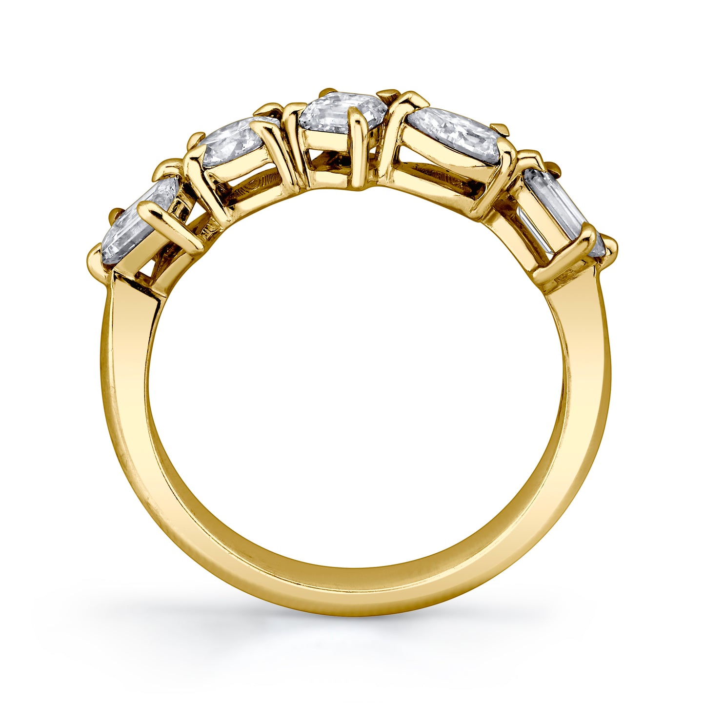 Five Mixed Shape Diamond Ring