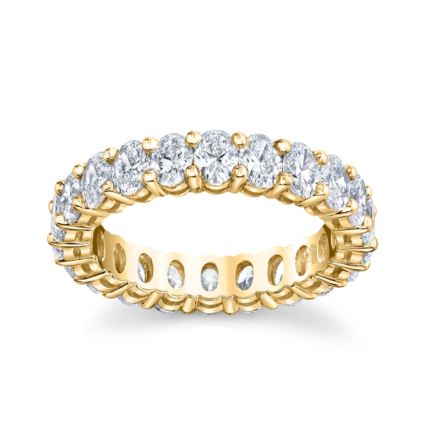 Oval Diamond Eternity Band
