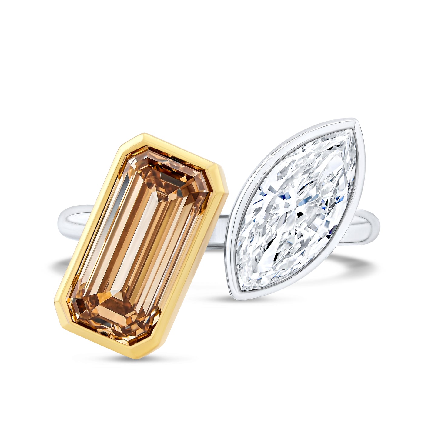 Fancy Shape Bypass Ring