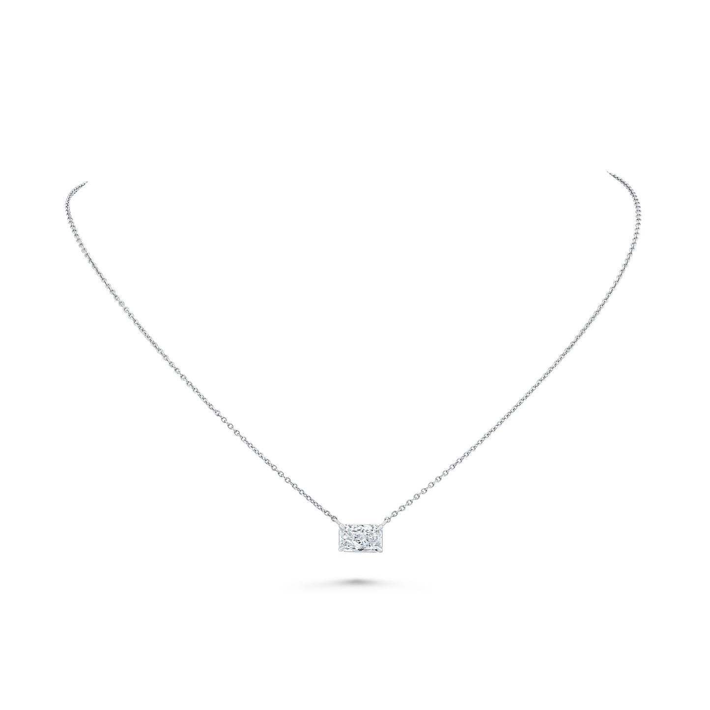 Radiant Solitaire Pendant