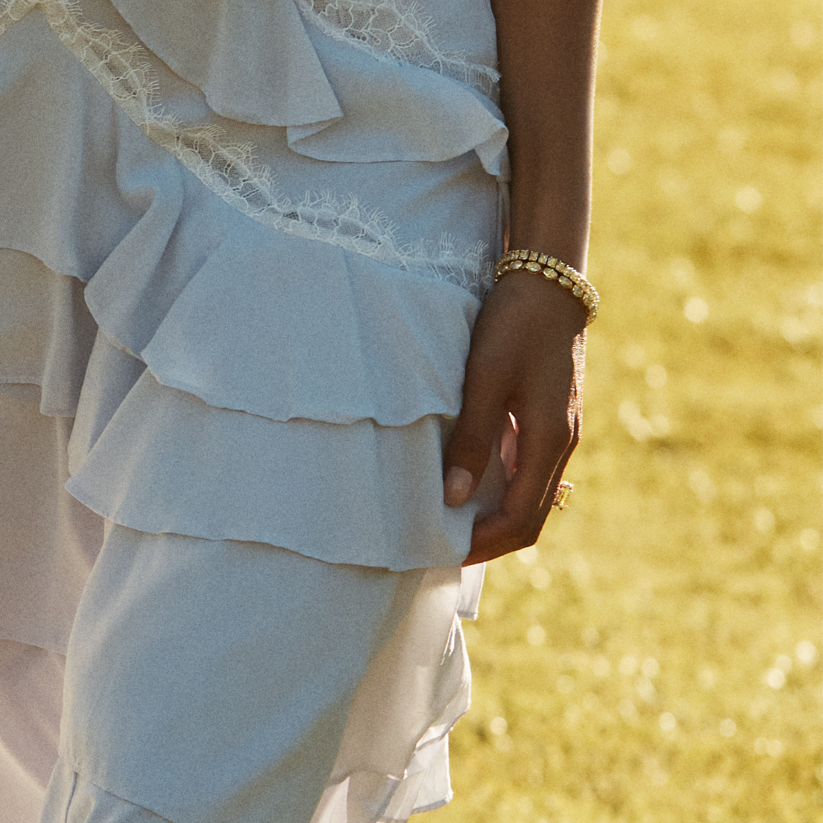 Fancy Yellow Cushion Diamond Bracelet