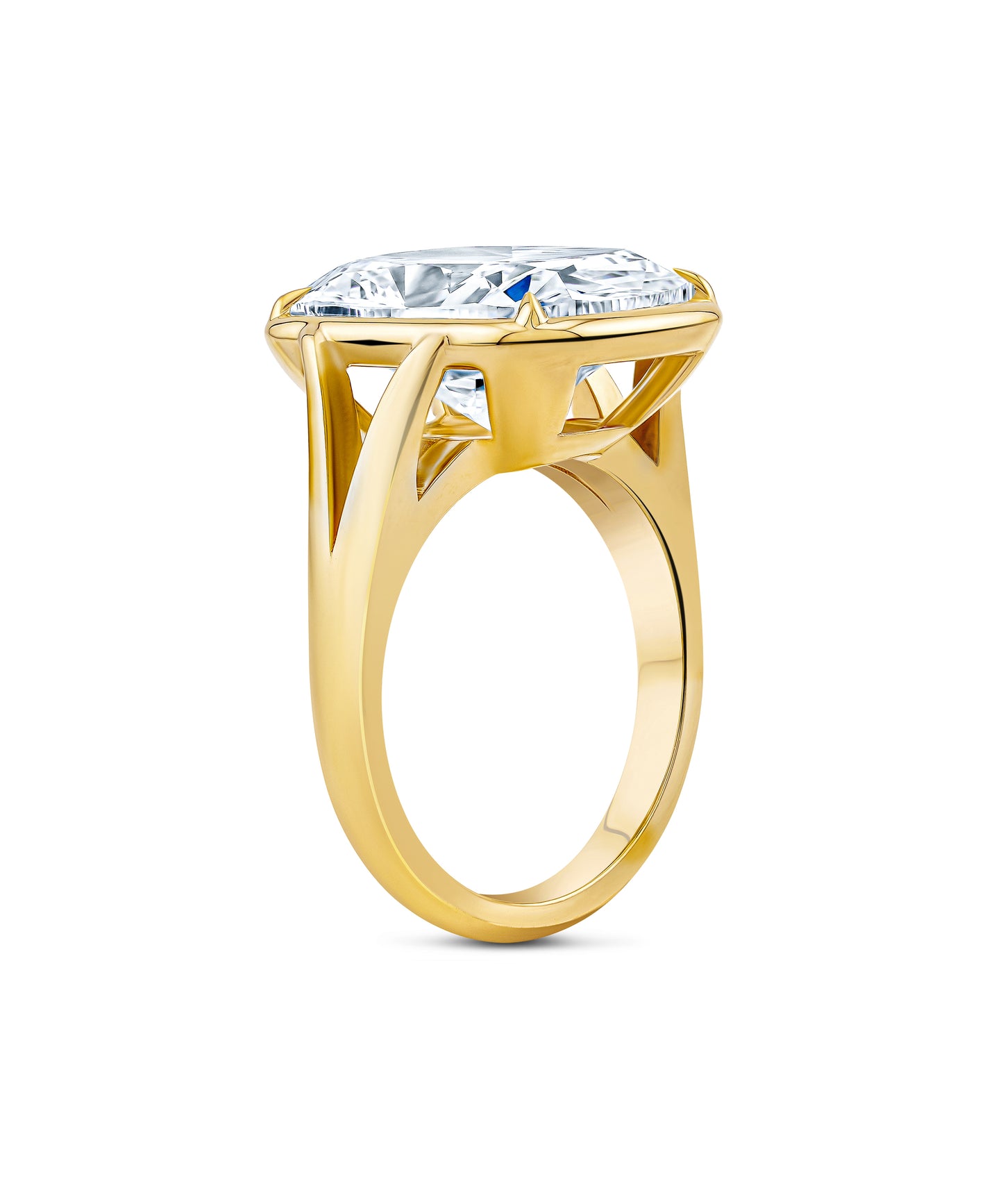 8.75 Carat Cushion Cut Engagement Ring