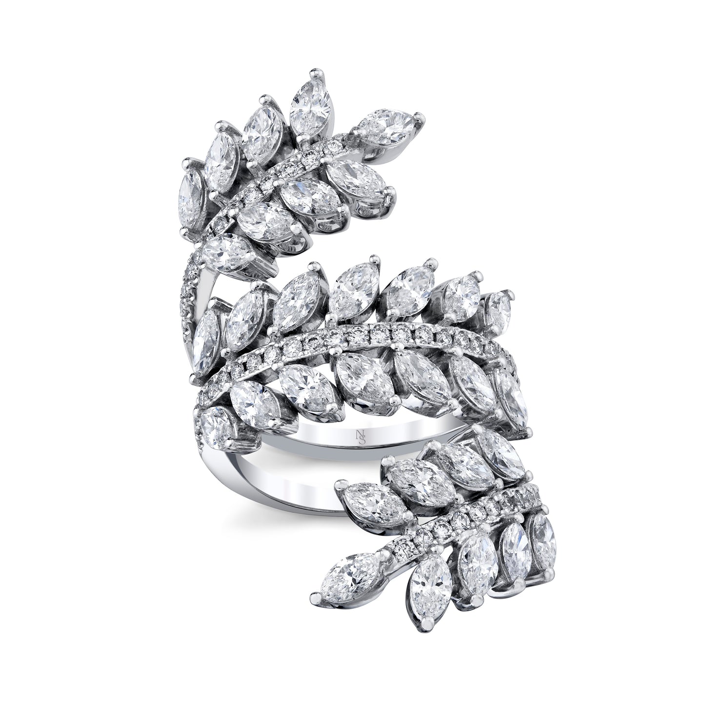 Vine Wrap Around Diamond Ring