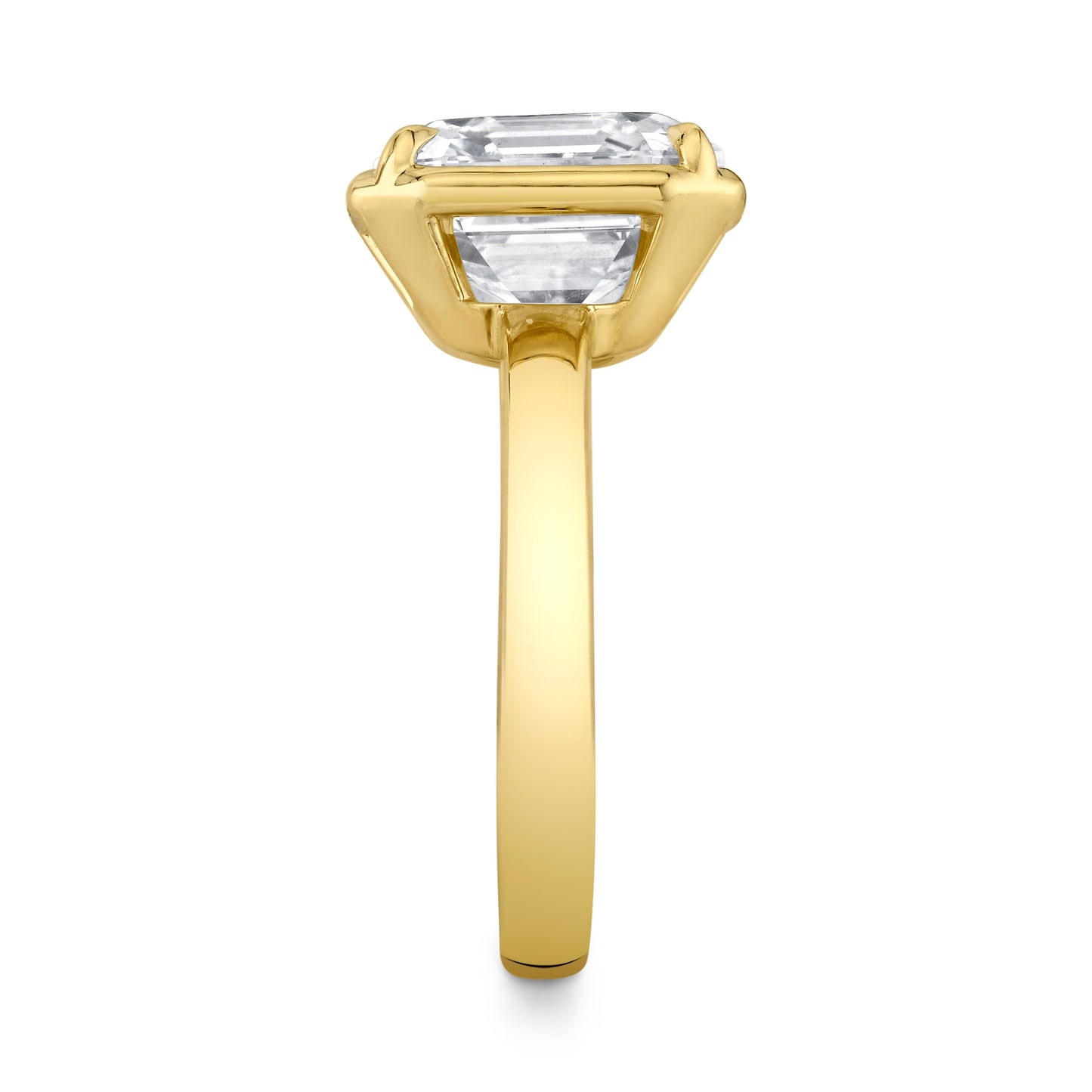 5.07 Carat Asscher Cut Diamond Ring
