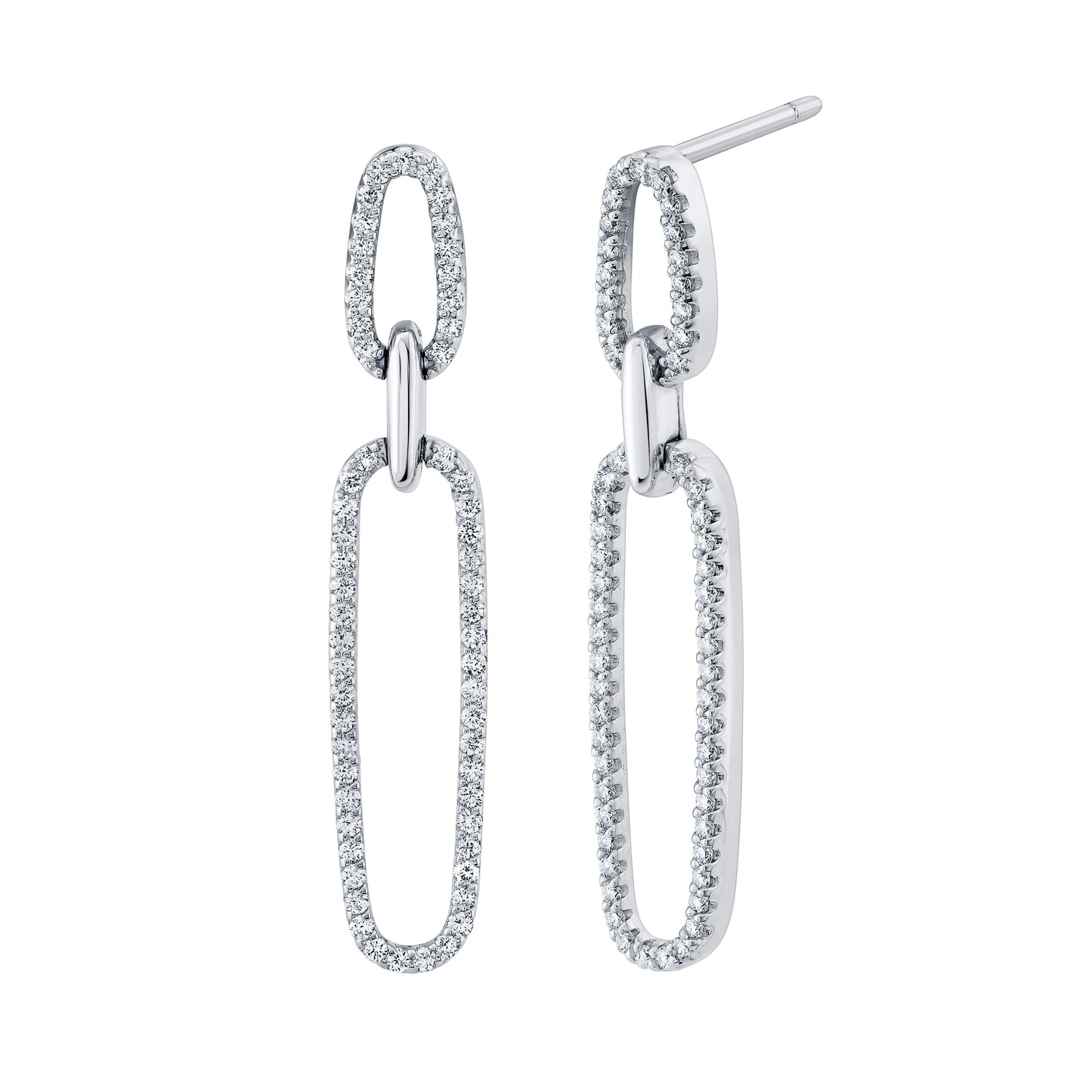 Diamond Dangle Earrings