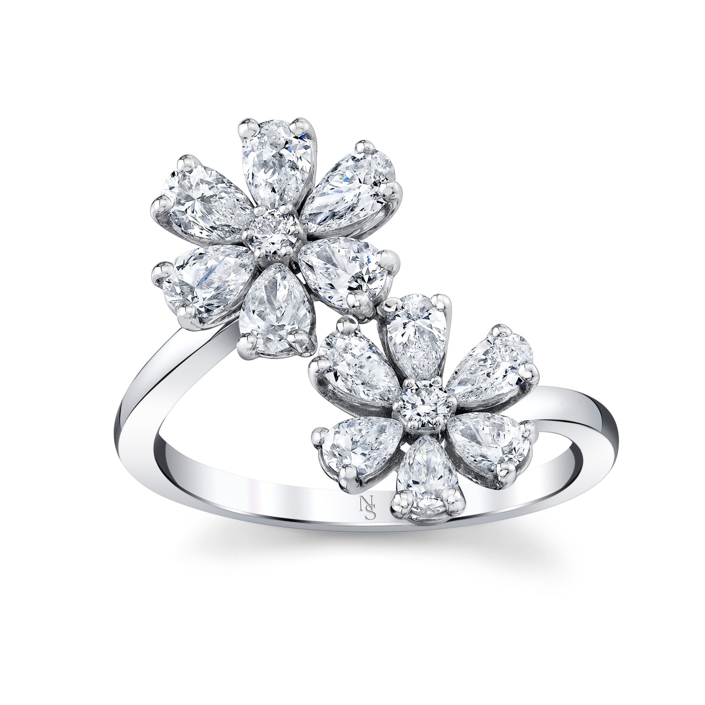 Deux Fleurs Diamond Ring