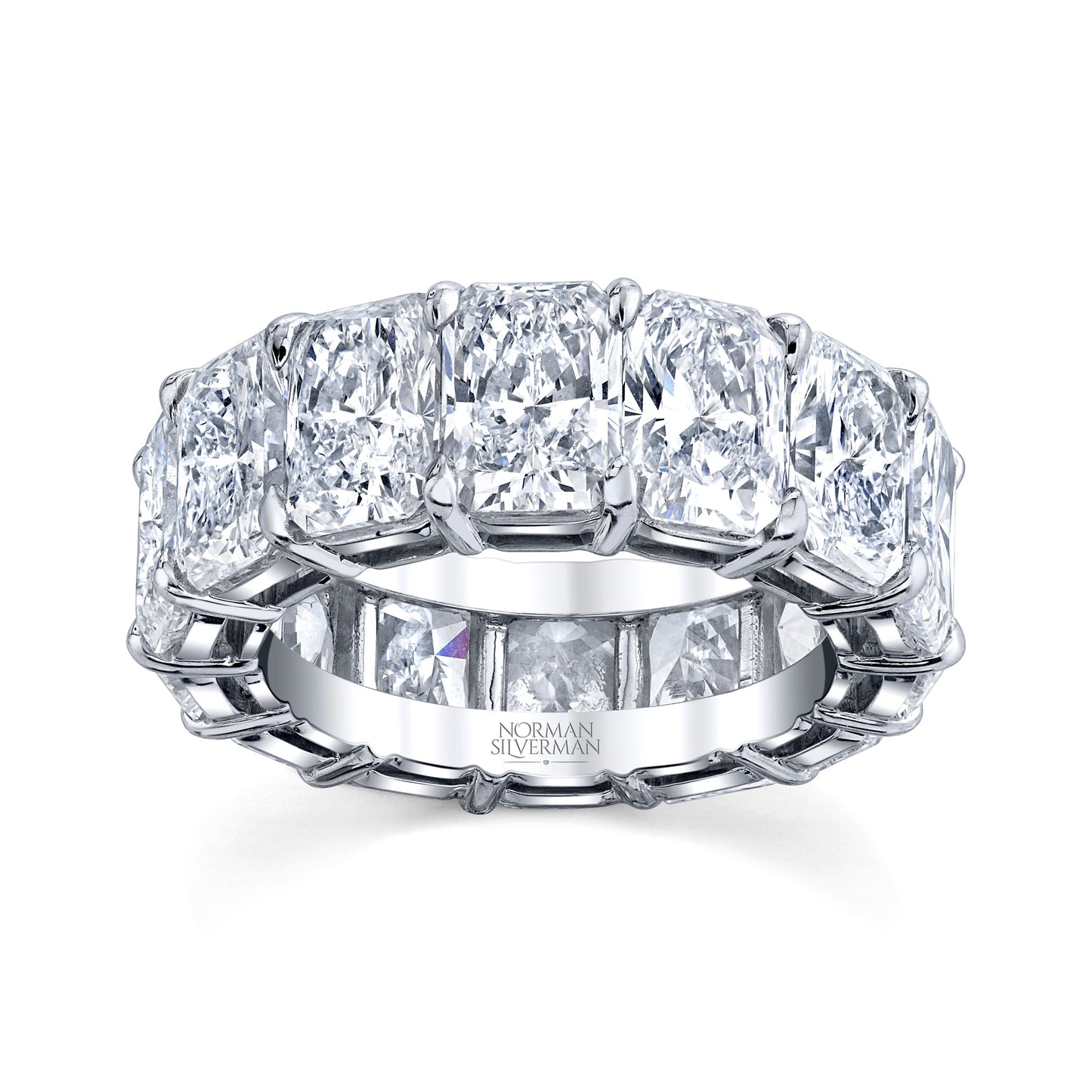 Radiant Cut Diamond Eternity Band