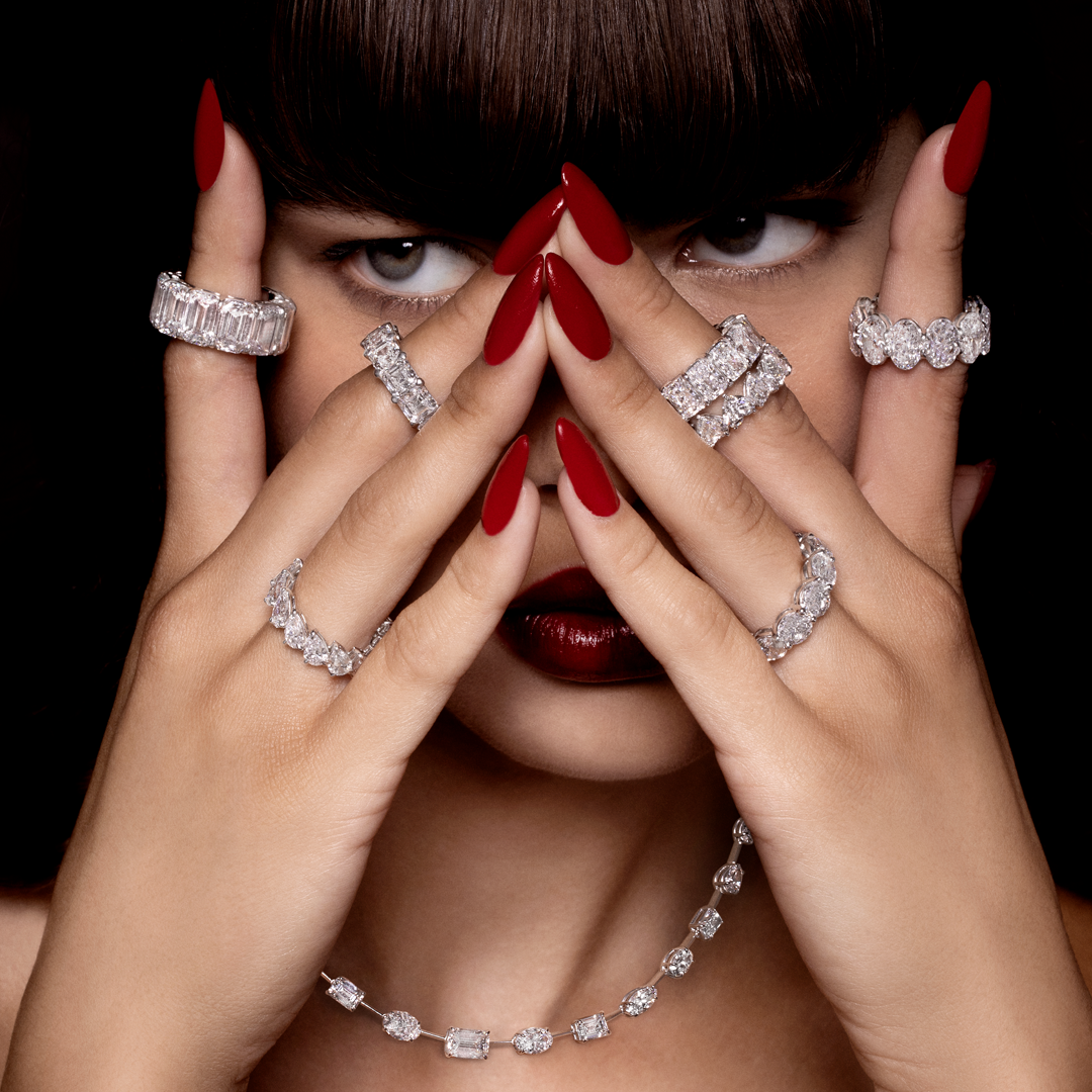 Asscher Diamond Eternity Band