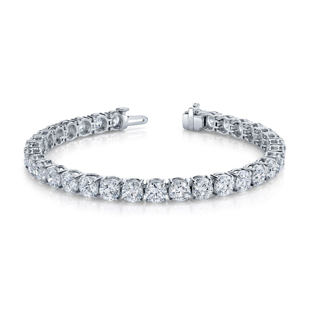 Norman Silverman Signature Tennis Bracelet in Platinum