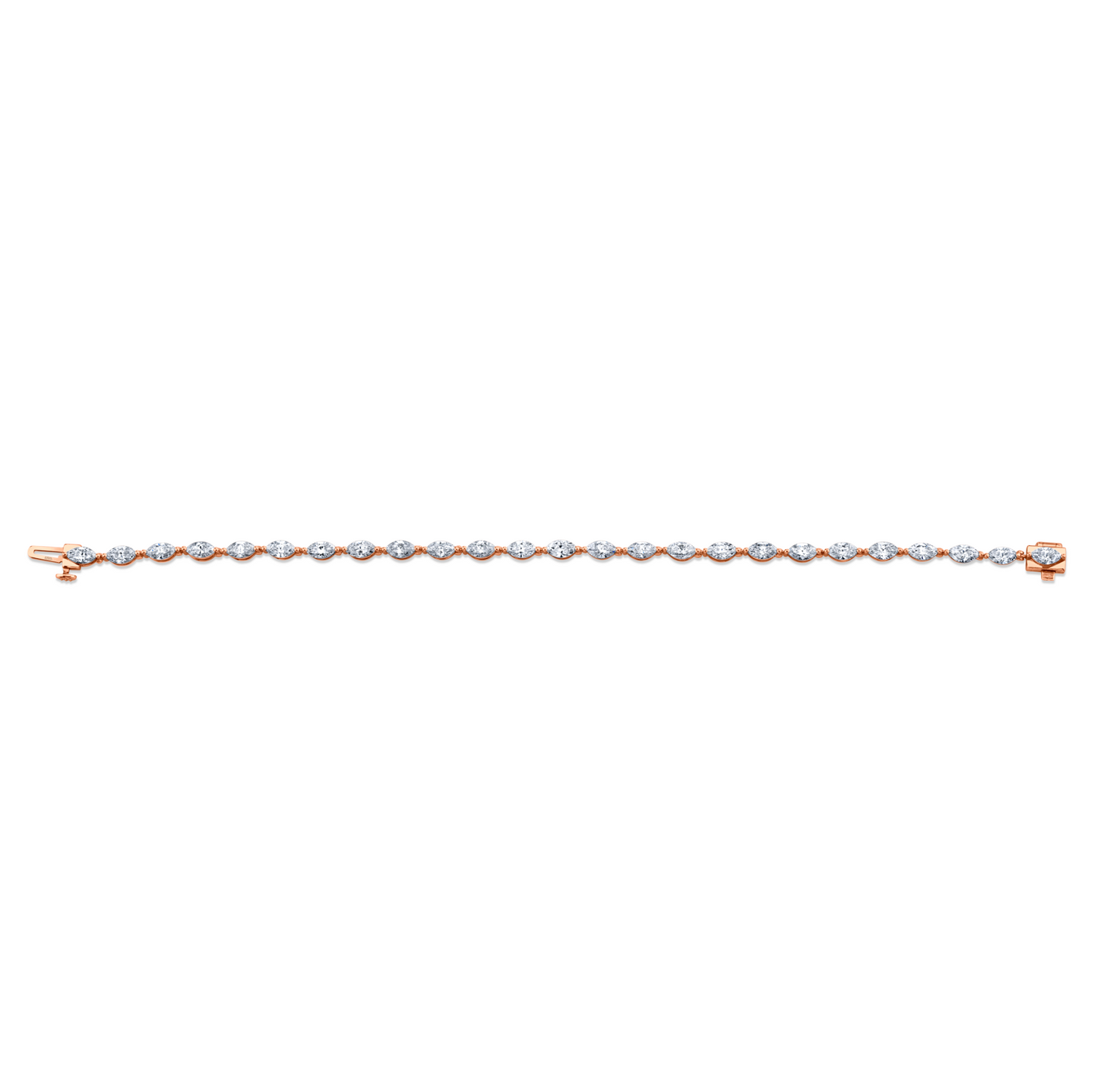 Marquise Straight Line Bracelet