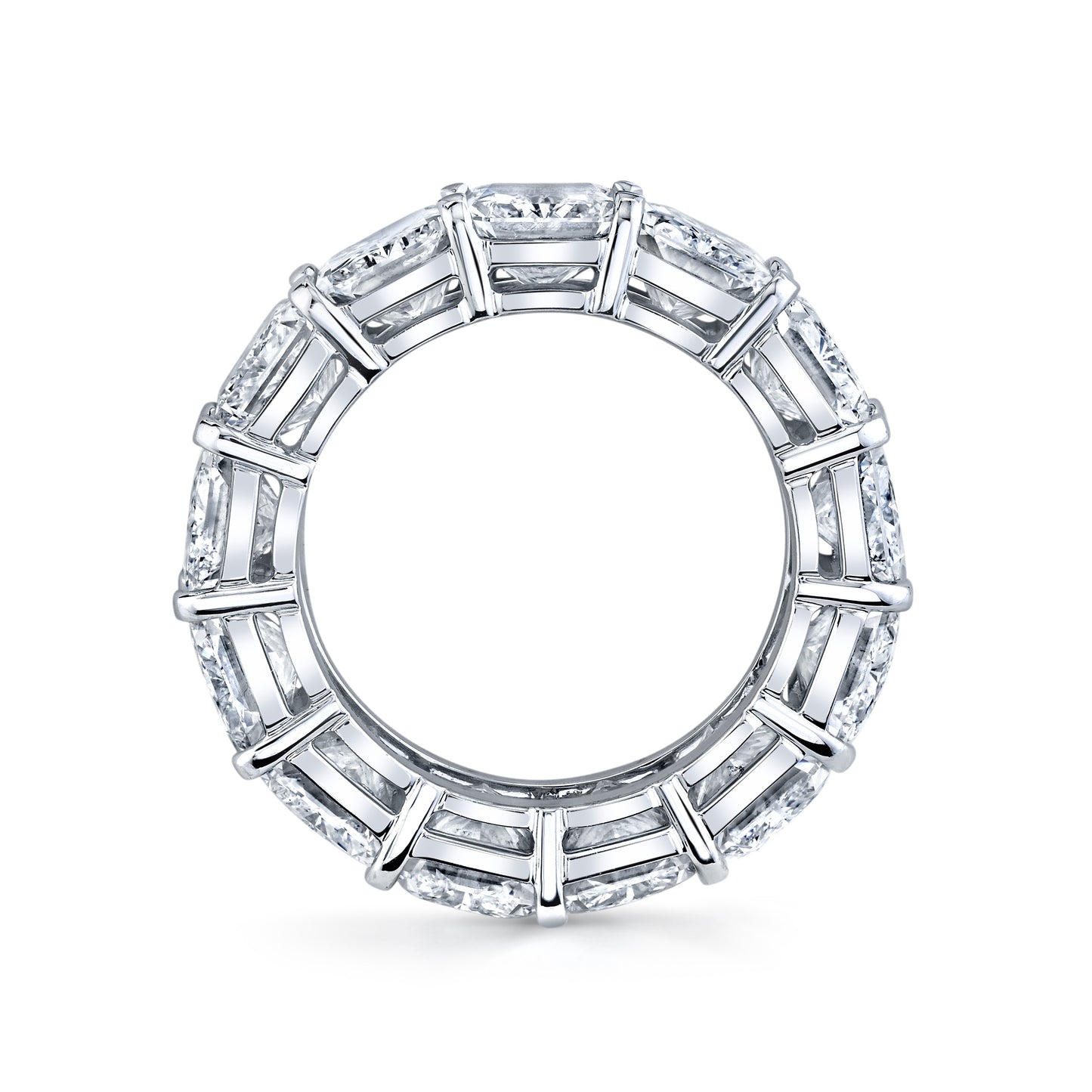 22.17 Carat Radiant Cut Diamond Eternity Band