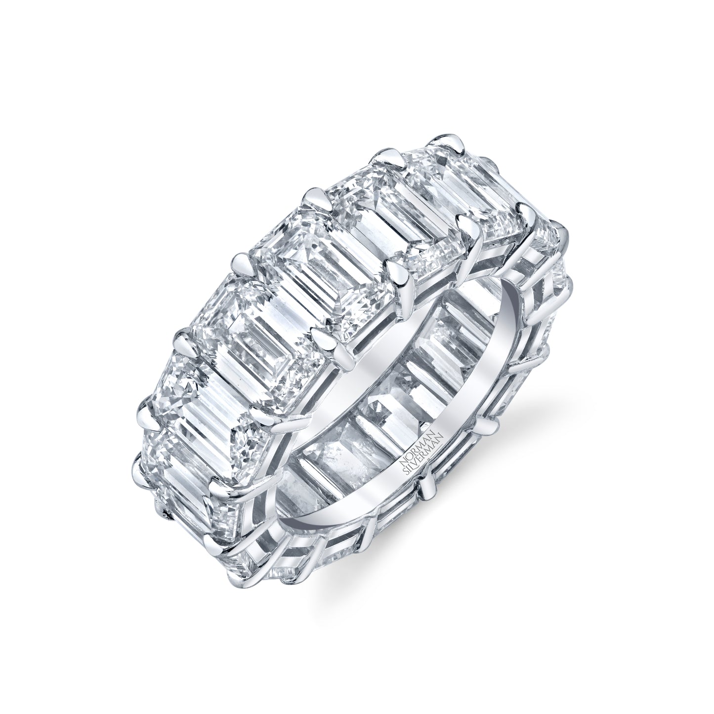 Emerald Cut Diamond Eternity Band