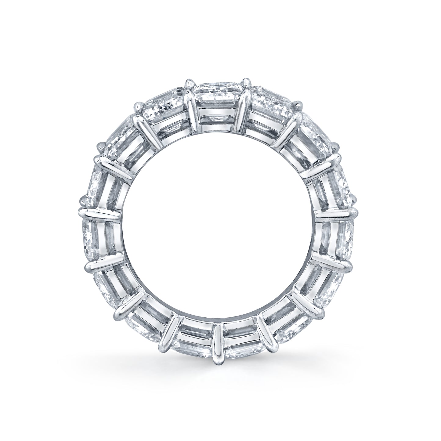 Emerald Cut Diamond Eternity Band