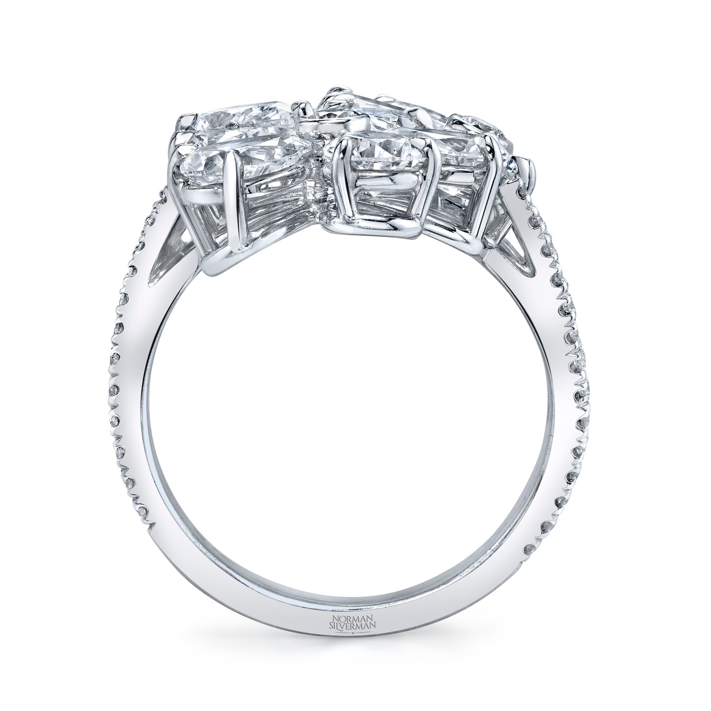 Floret Pavé Cocktail Ring