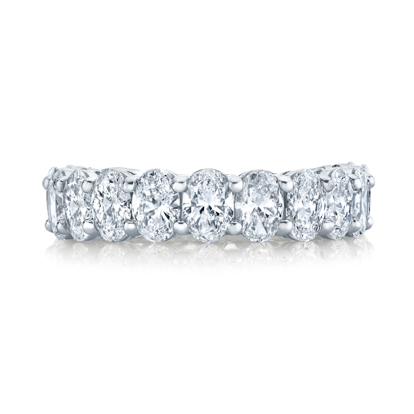 Oval Diamond Eternity Band