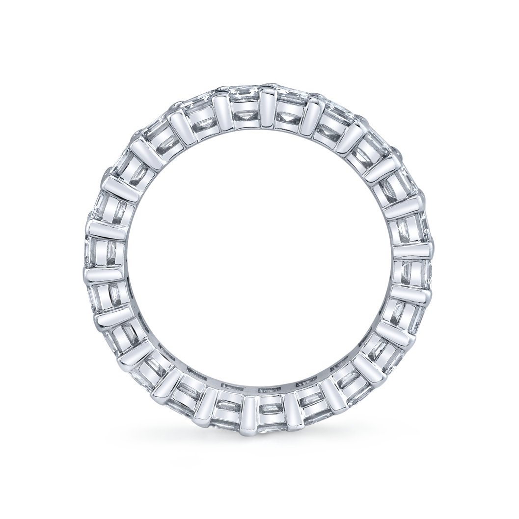 Asscher Diamond Eternity Band
