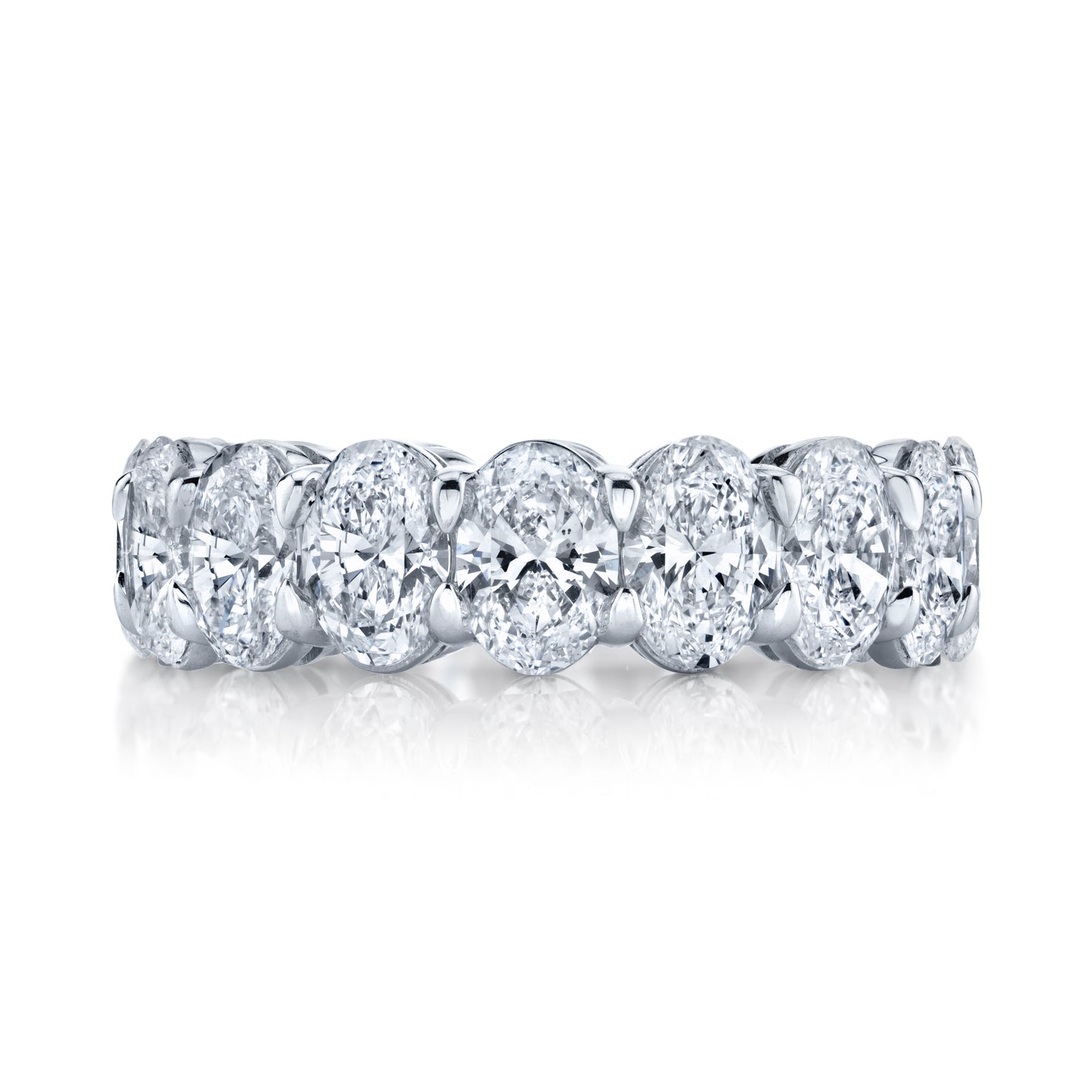 Oval Diamond Eternity Band
