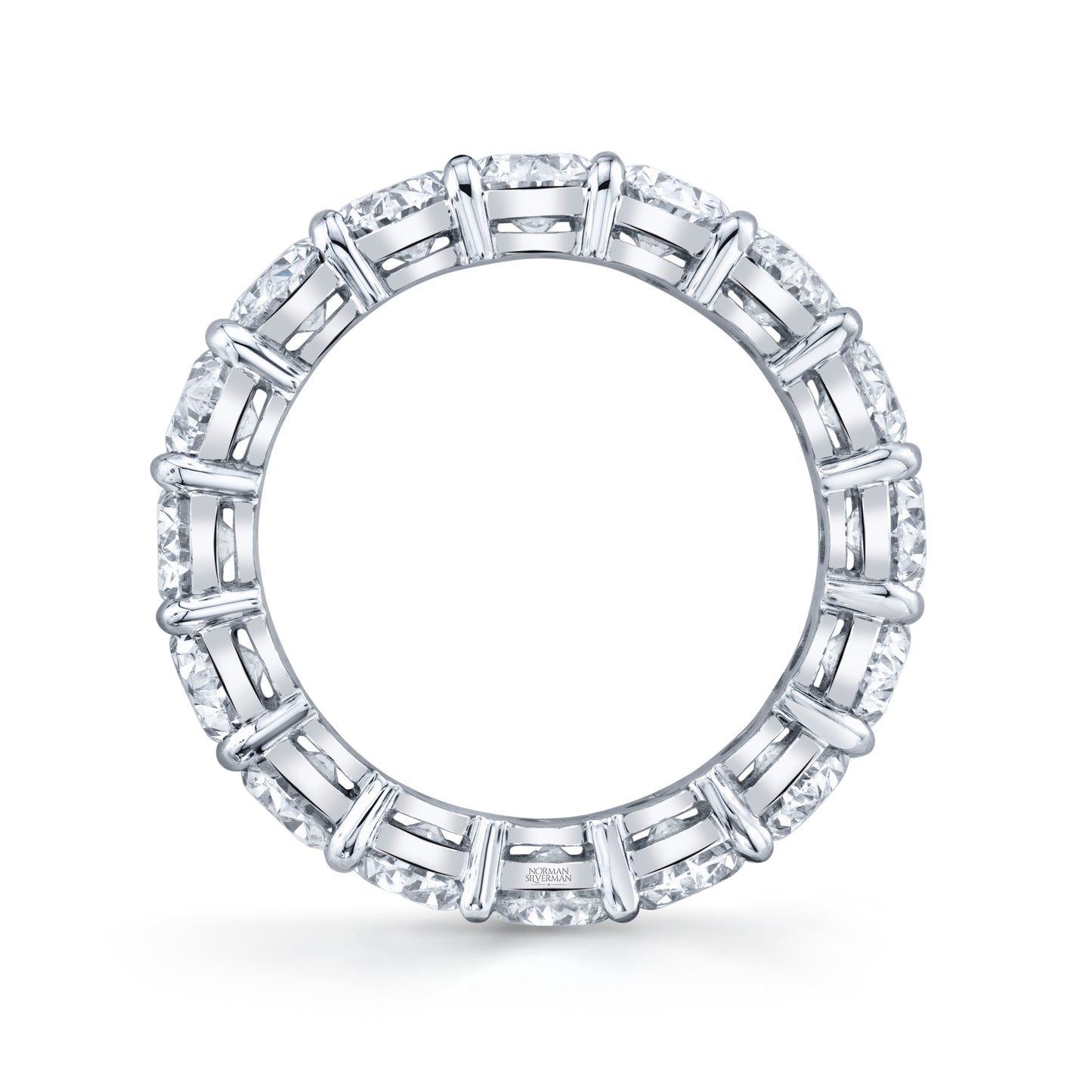 Oval Diamond Eternity Band