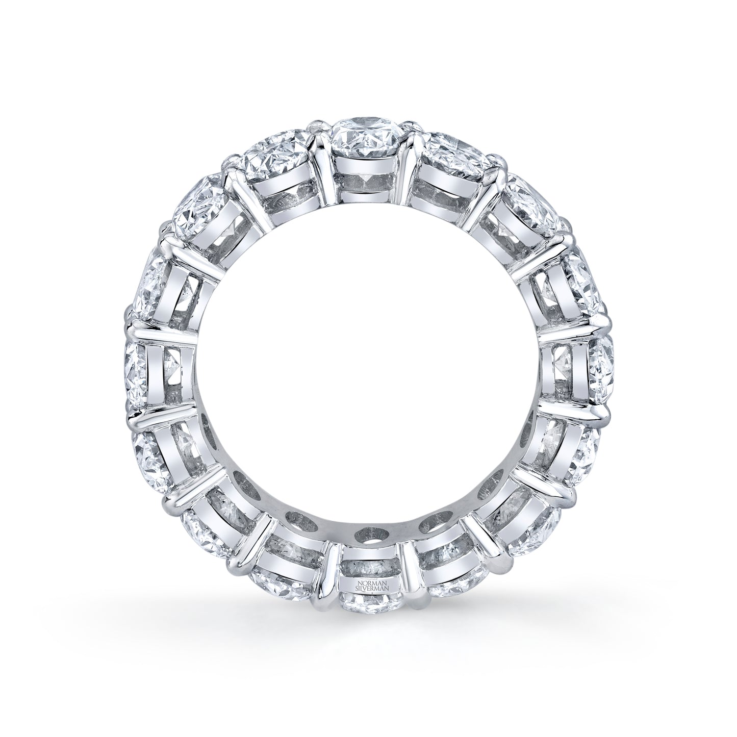 Oval Diamond Eternity Band
