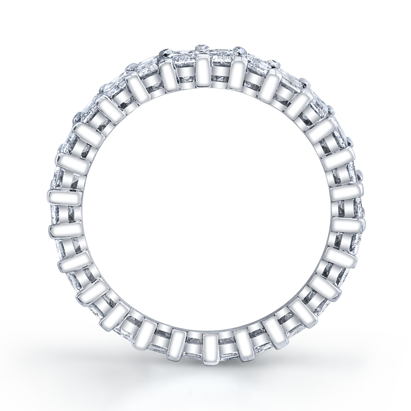Emerald Cut Diamond Eternity Band