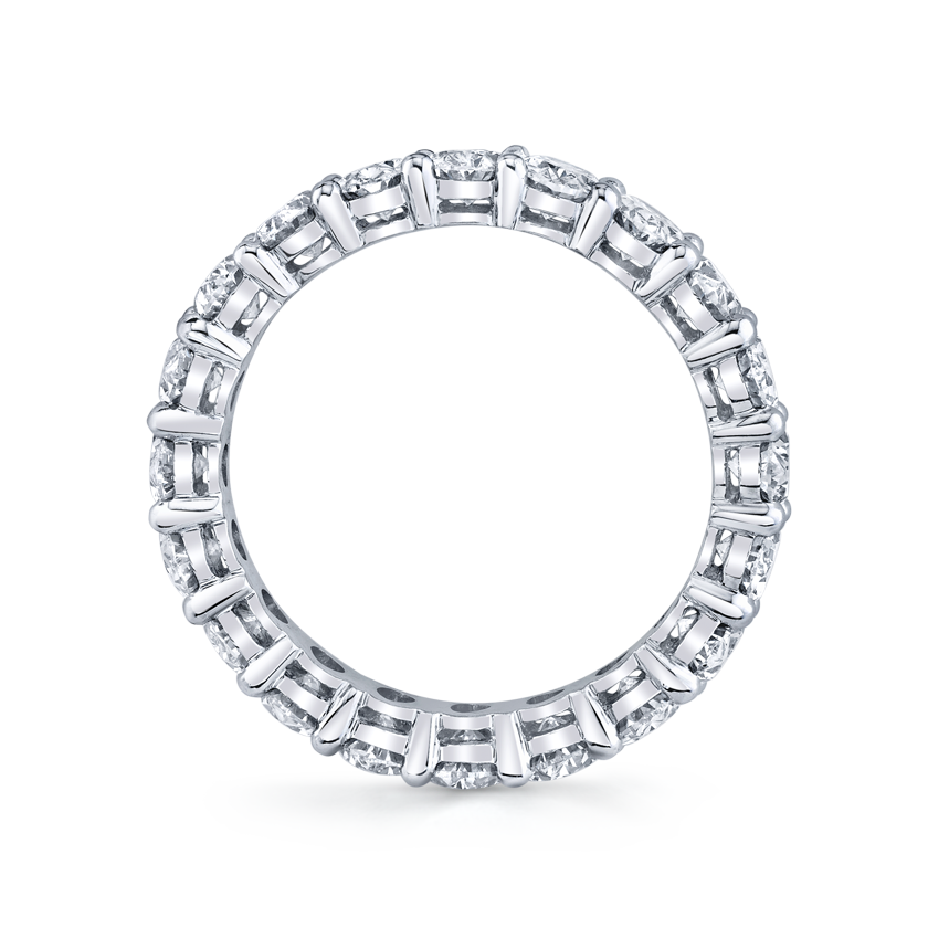 Oval Diamond Eternity Band