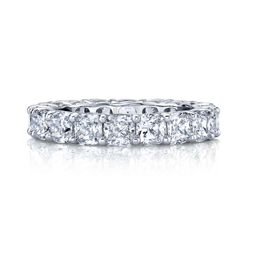 Cushion Diamond Eternity Band