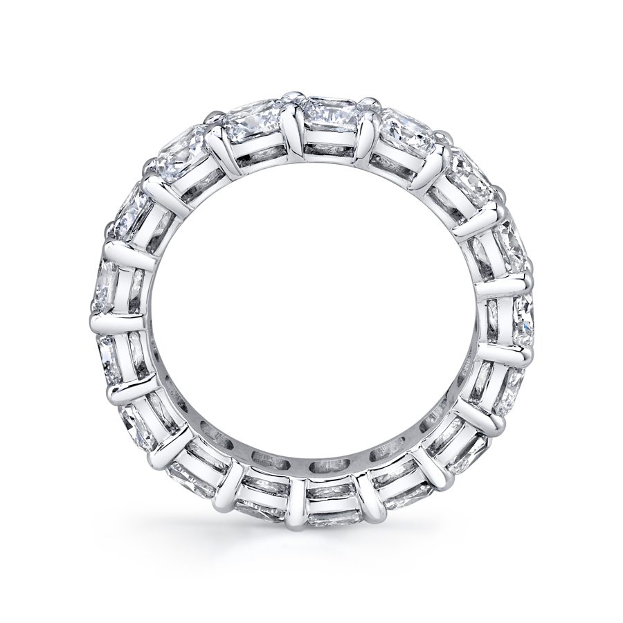 Cushion Diamond Eternity Band