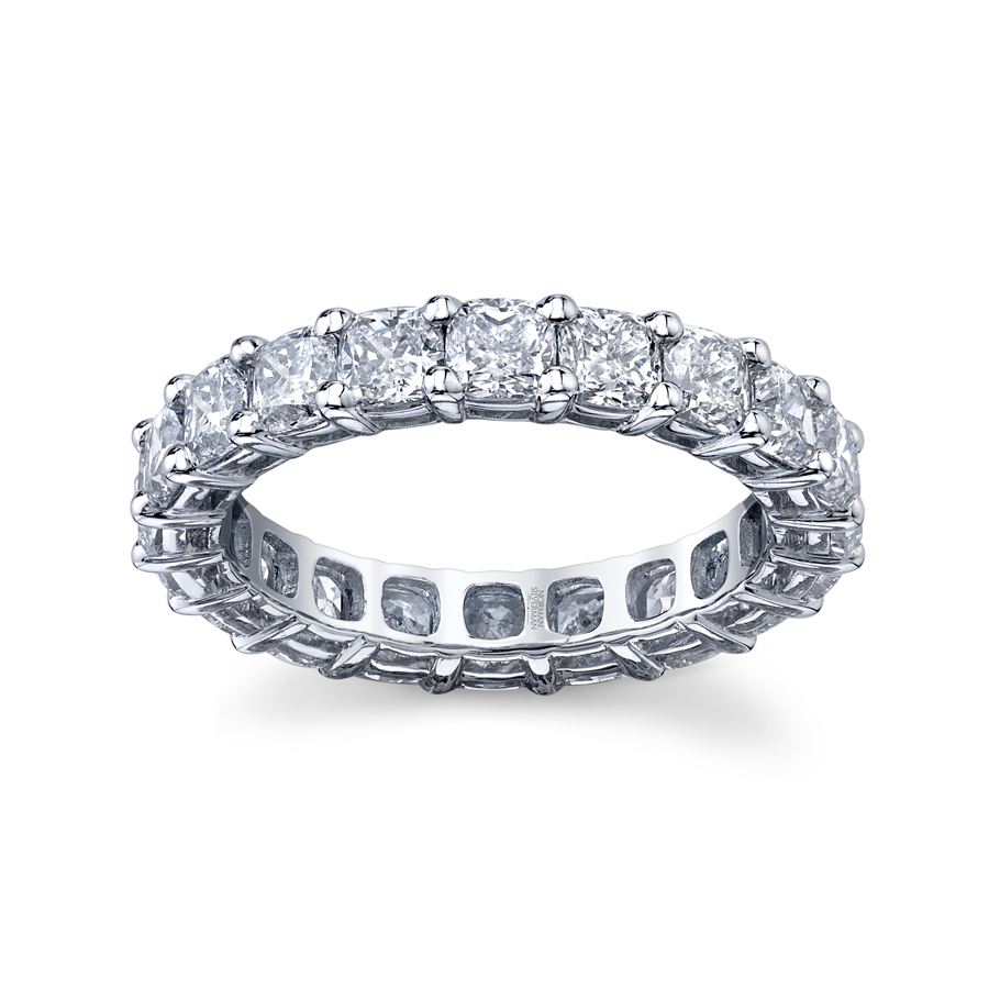 Cushion Diamond Eternity Band