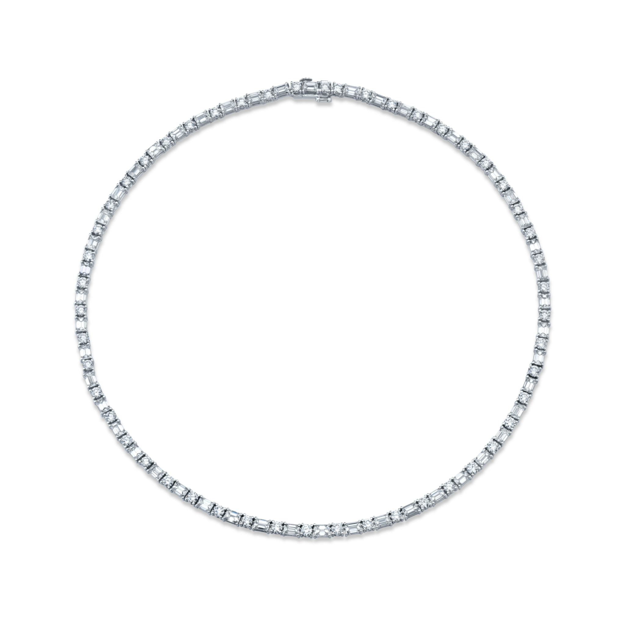 Norman Silverman Los Angeles | 17.97 Ct 18k WG Diamond Necklace