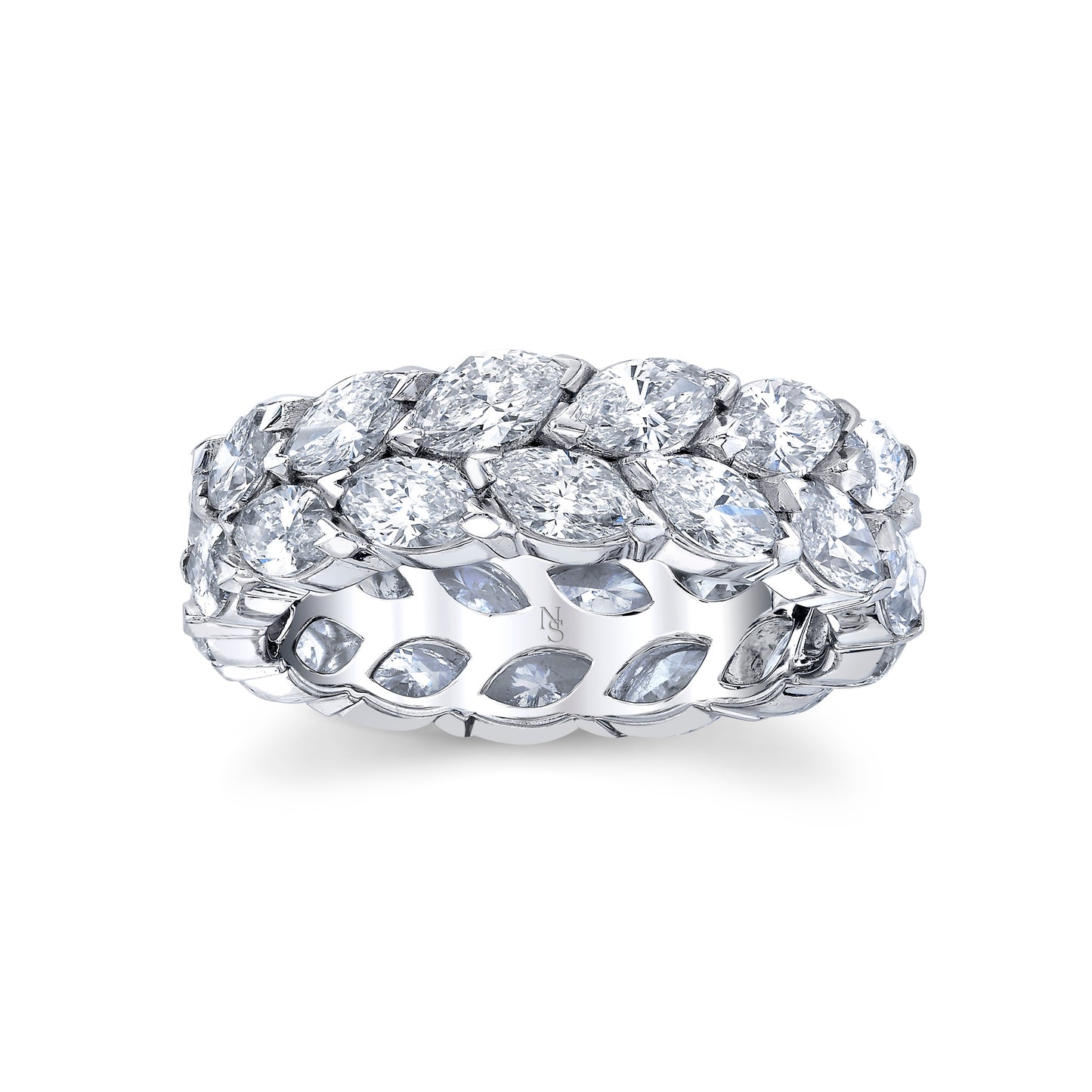 Marquise Cut Diamond Eternity Band