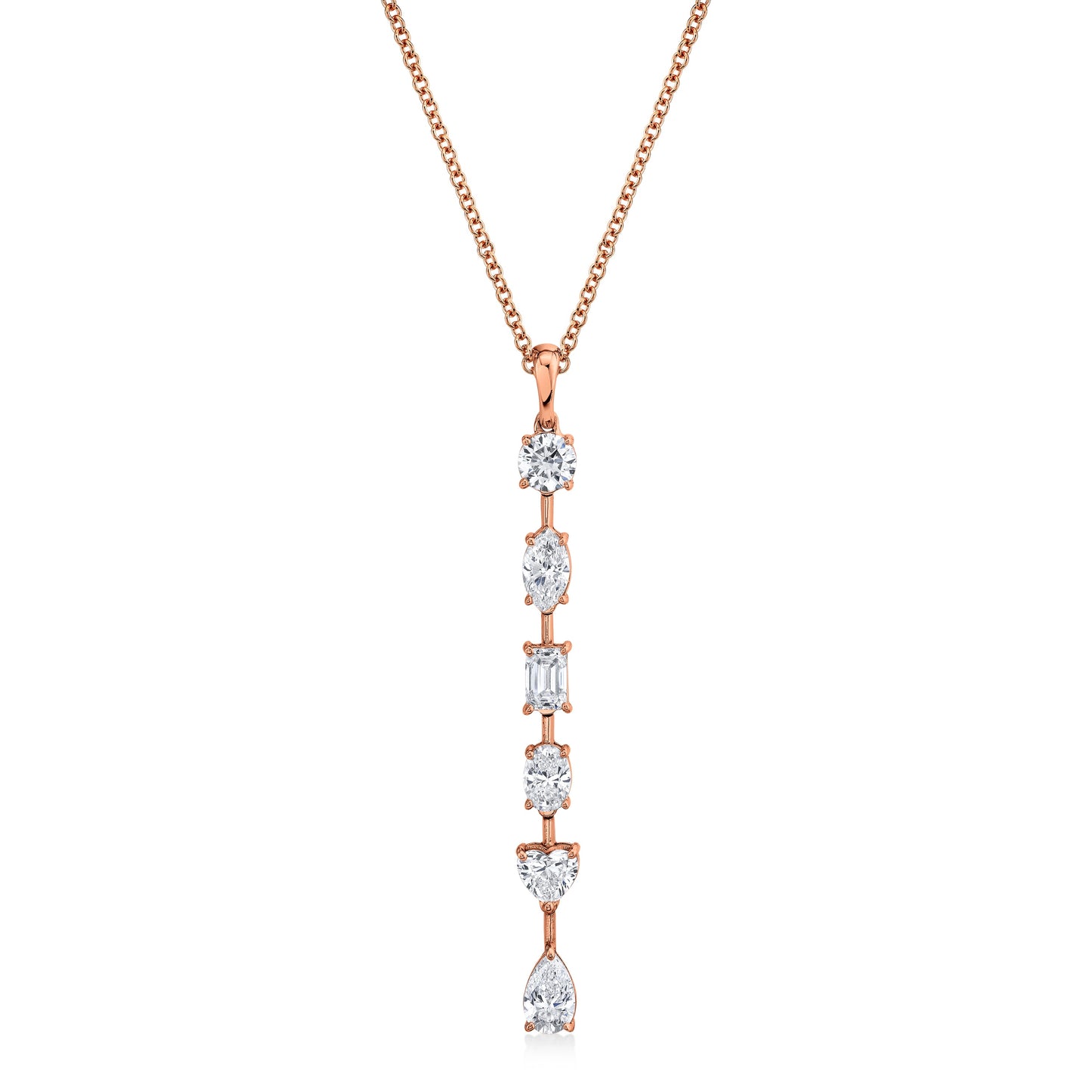 Fancy Shape Diamonds Pendant