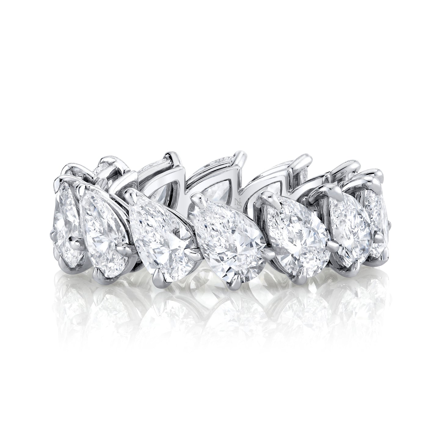 Pear Shape Diamond Eternity Band