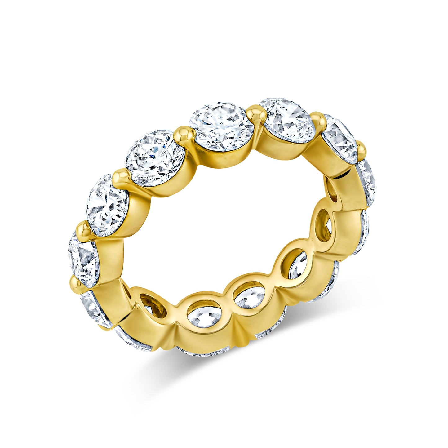 Round Diamond Eternity Band