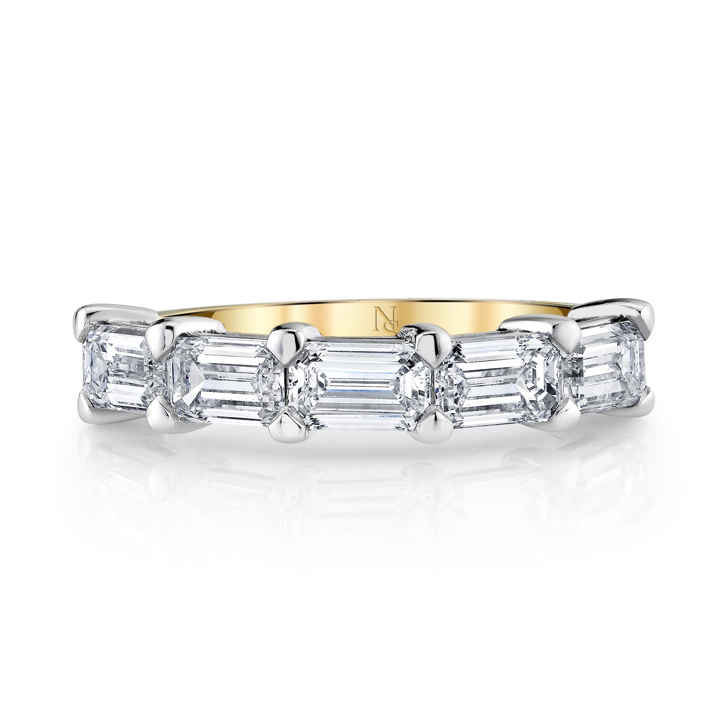 East-West Half-way Diamond Eternity Band