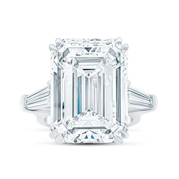 Emerald Cut Diamond Solitaire Ring