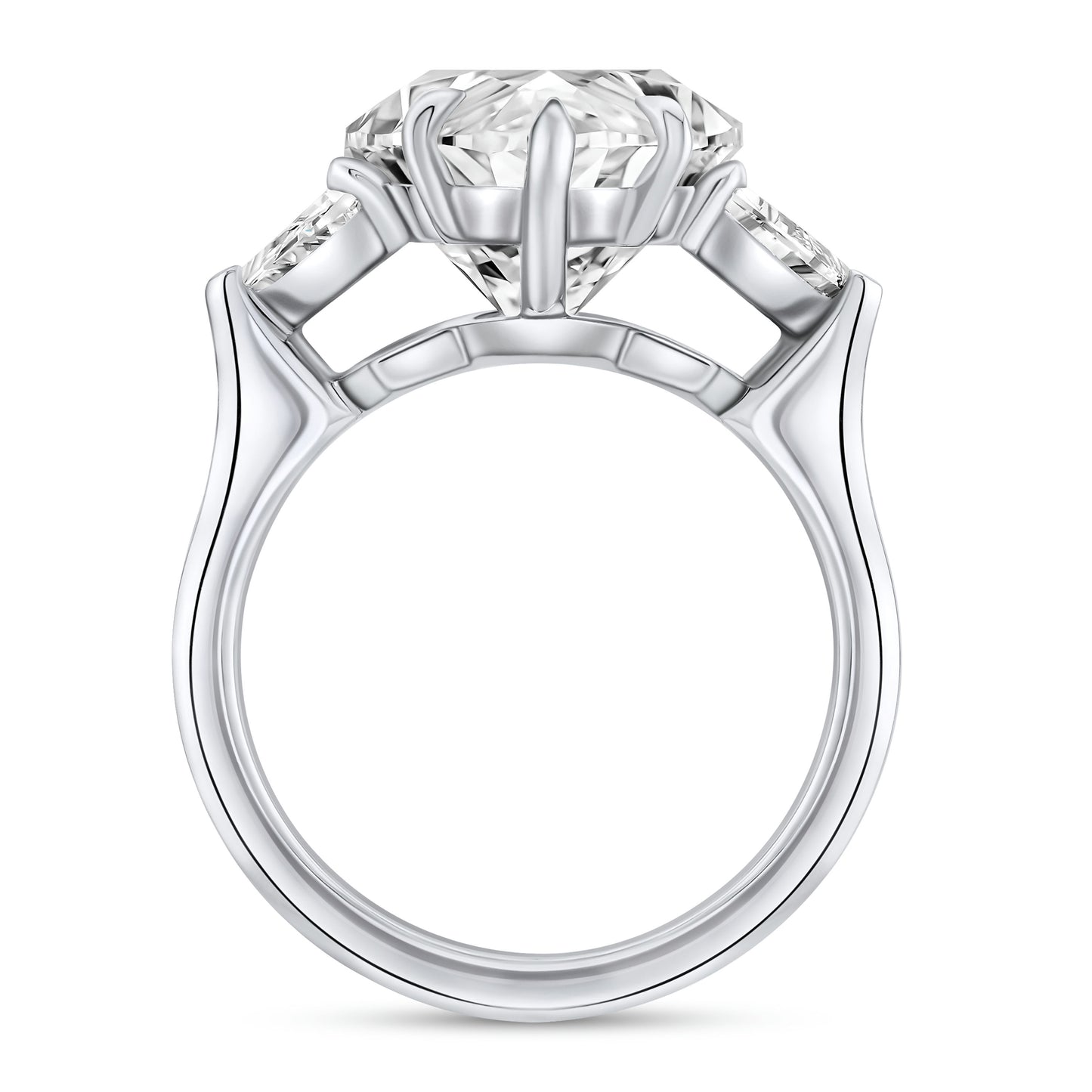 10.33 Marquise Cut Diamond Platinum Ring