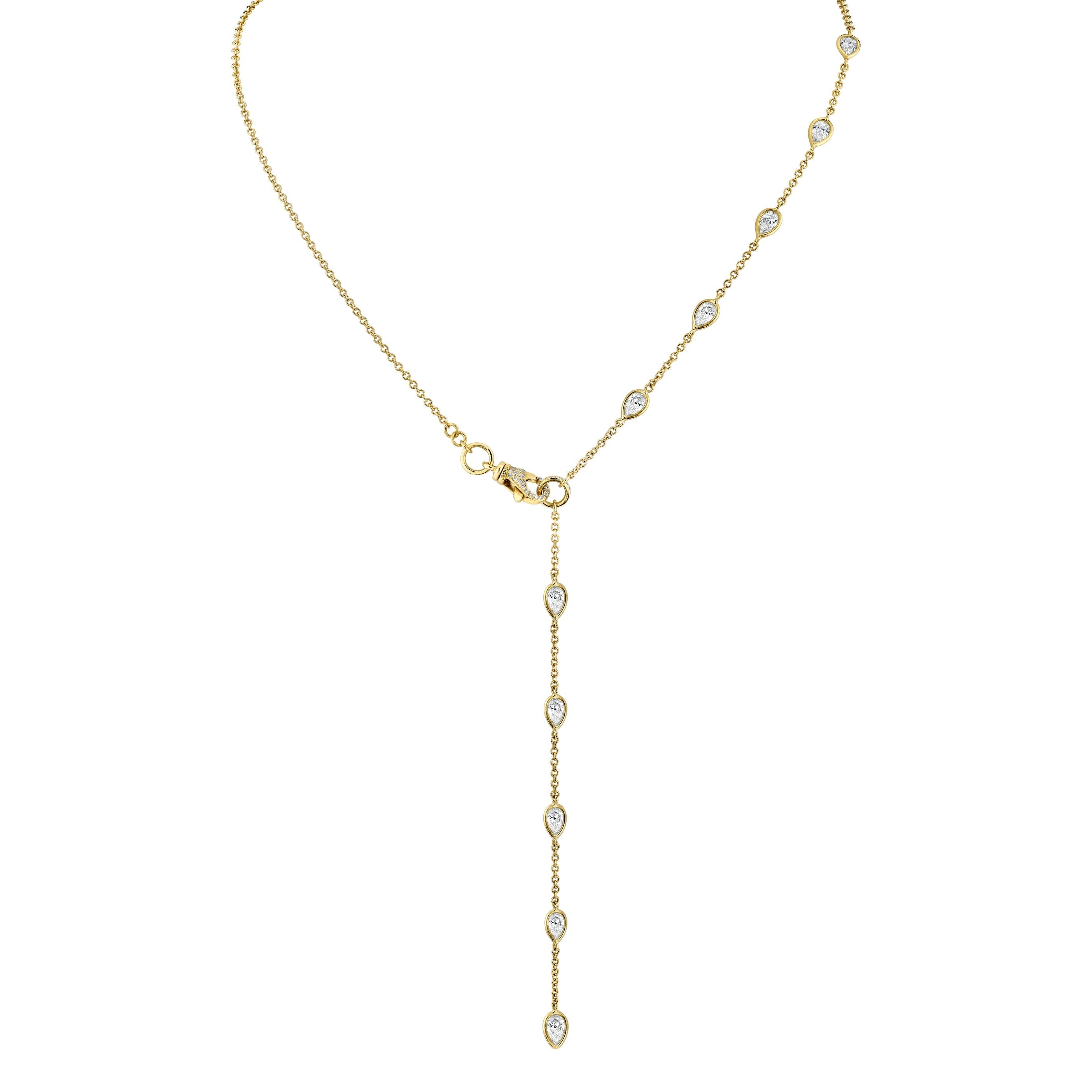 Diamond Lariat Necklace – Norman Silverman