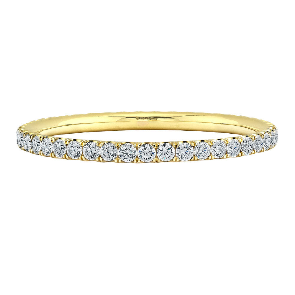 Round Diamond Bangle Bracelet