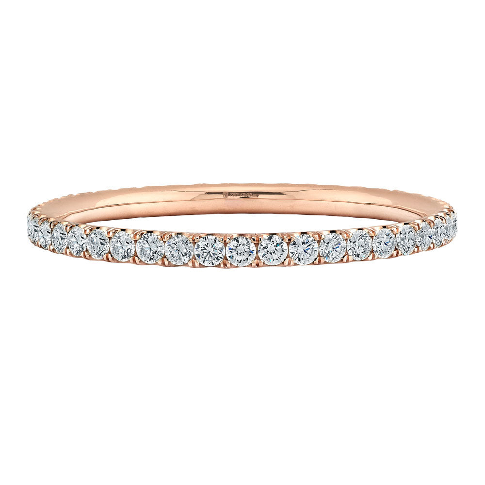 Round Diamond Bangle Bracelet