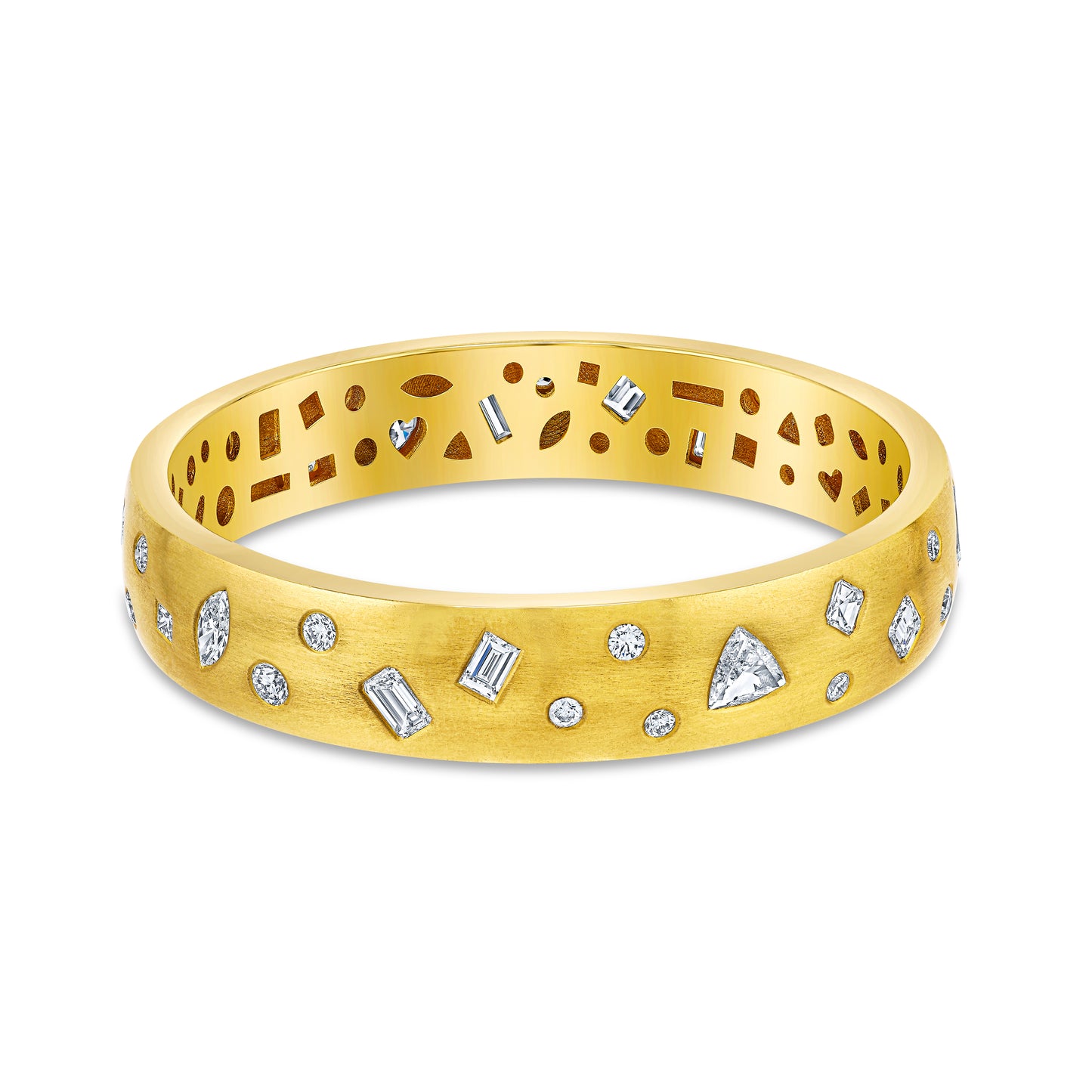 Fancy Shape Wide Bangle