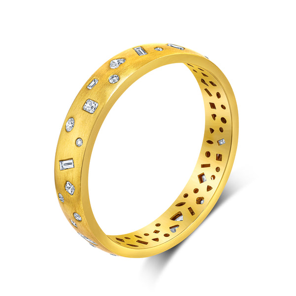 Fancy Shape Wide Bangle