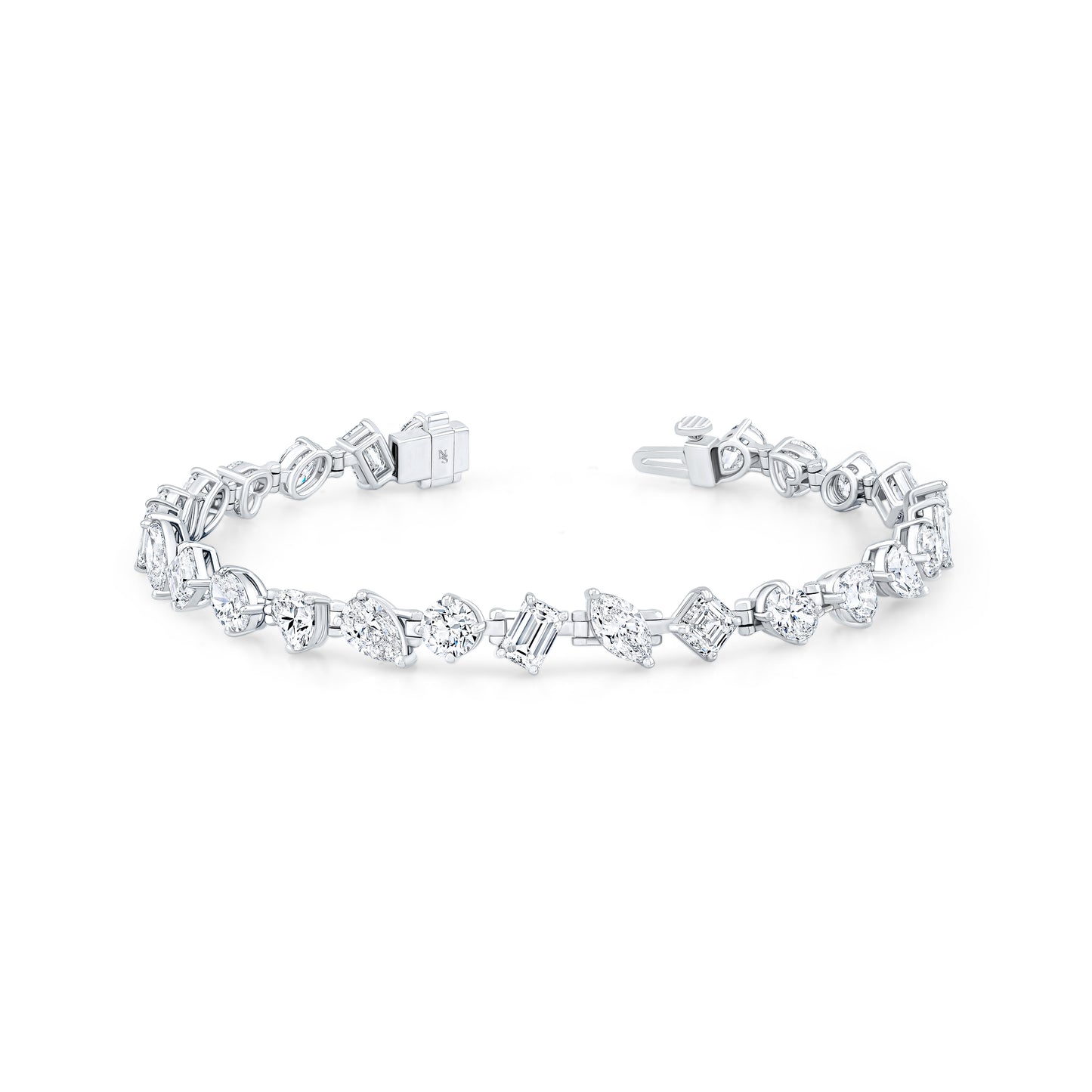 Mixed Shape Fancy Diamond Bracelet