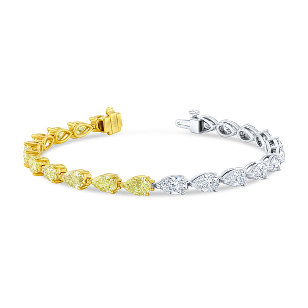 Pear Diamond Bracelet