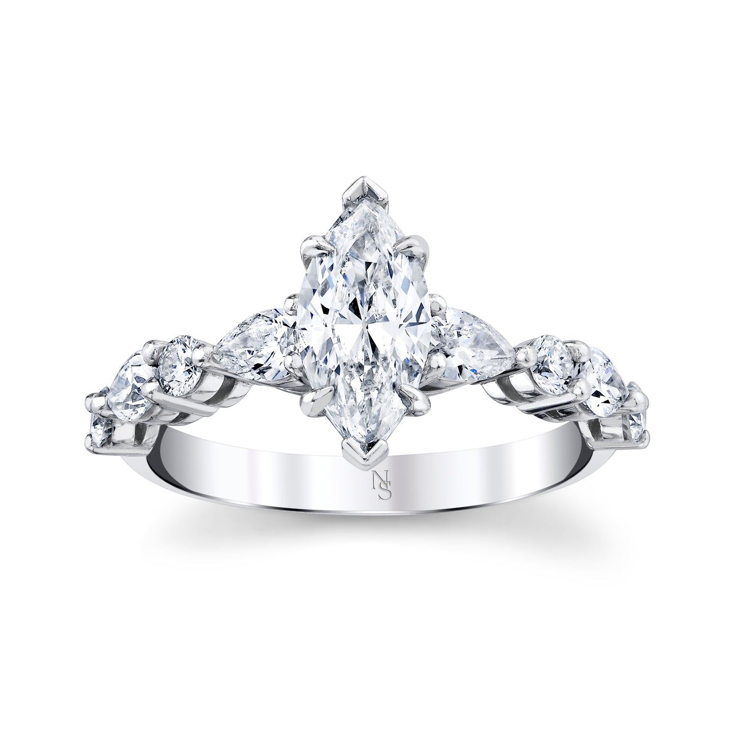 Marquise Cut Diamond Engagement Ring