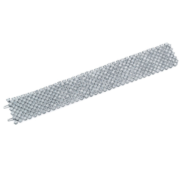 Round Diamond Mesh Bracelet