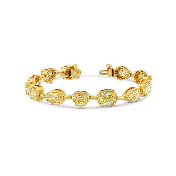 Fancy Yellow Diamond Bracelet