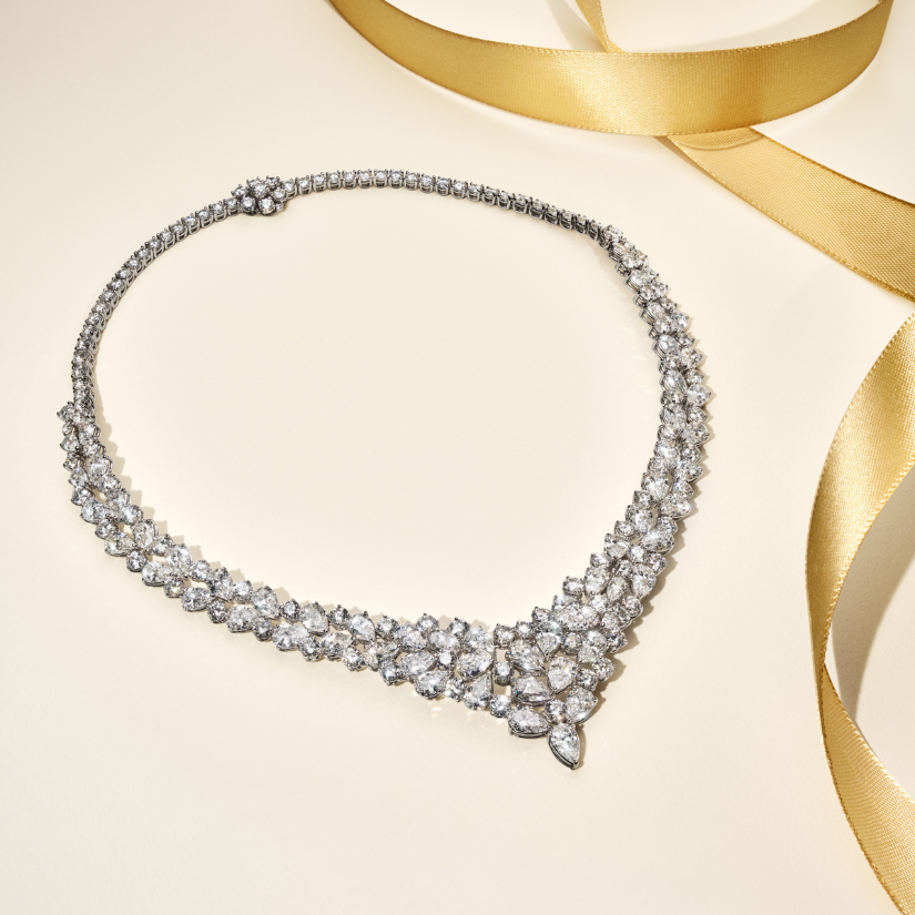 Diamond Statement Necklace