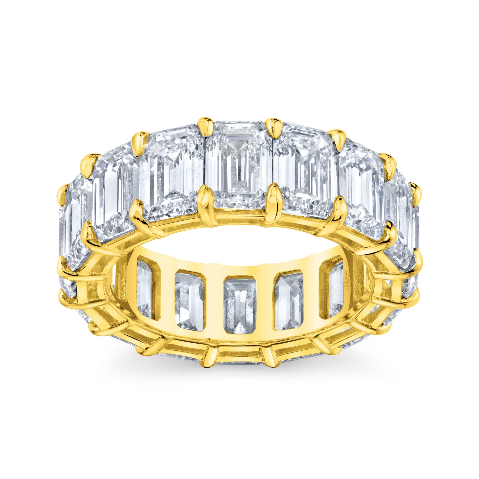 Emerald Cut Diamond Eternity Band